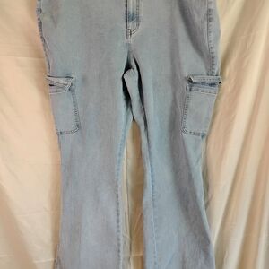 Vanilla Star Light Blue Flare Jeans